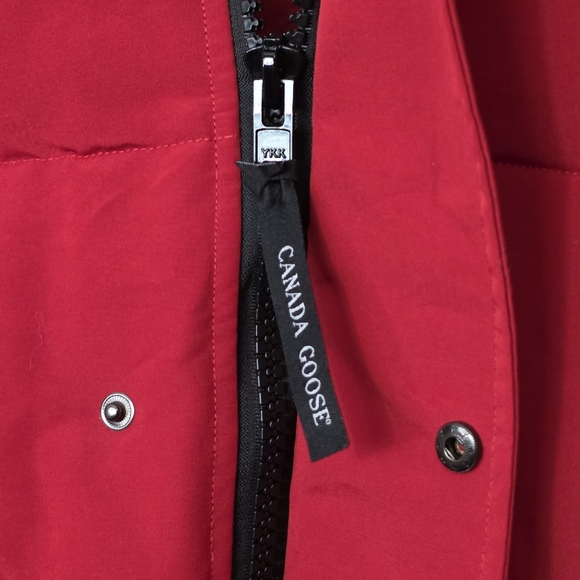 Canada Goose Men's Hooded MacMillan Parka Red XXL - Picture 13 of 16